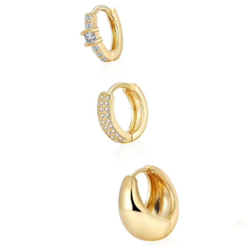 Anastasia Earrings Trio